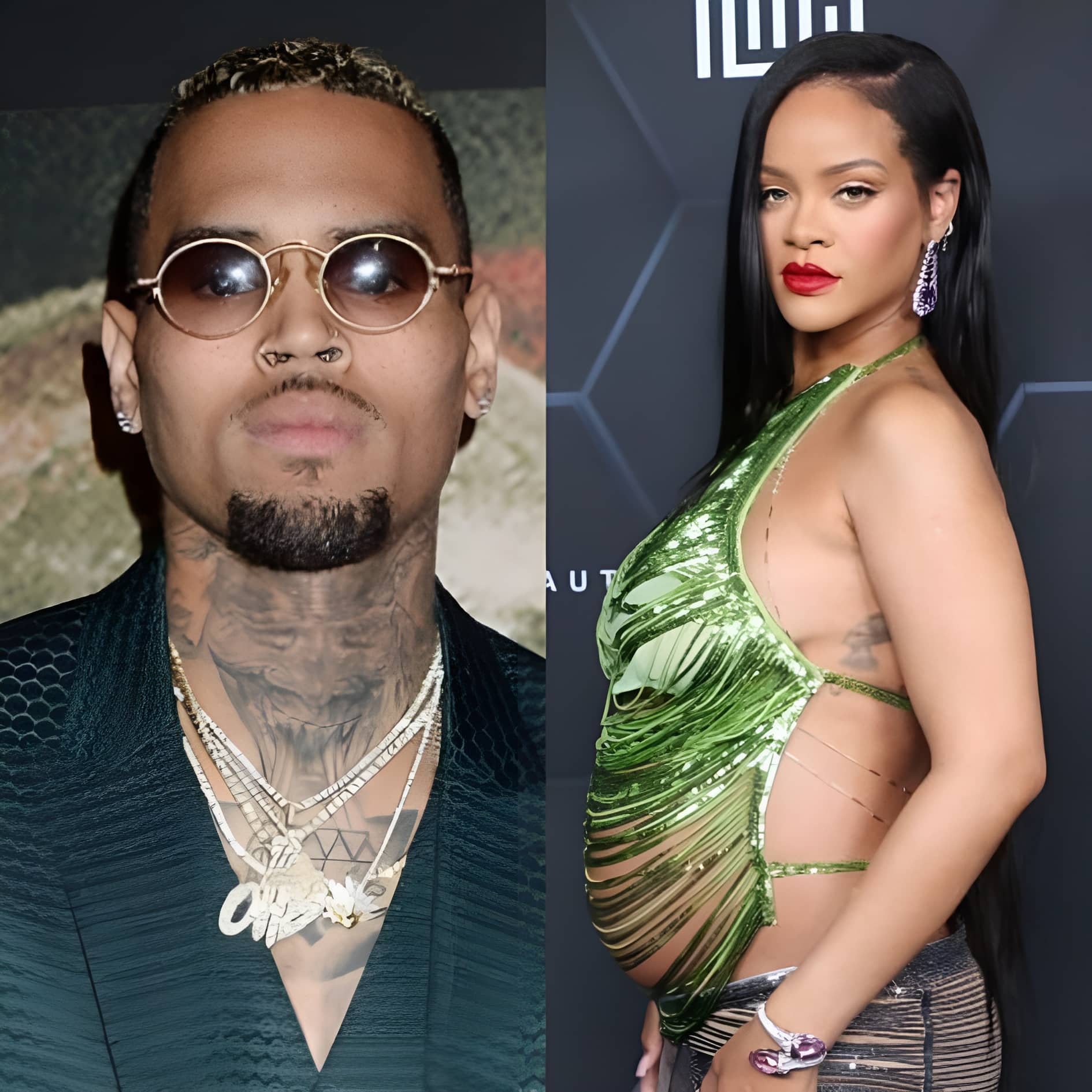 Chris Brown felicita Rihanna após cantora ser mãe